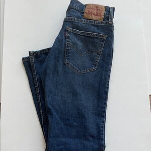 Levi's Men's Dark Blue Slim Fit Jeans - Size 31 x 32